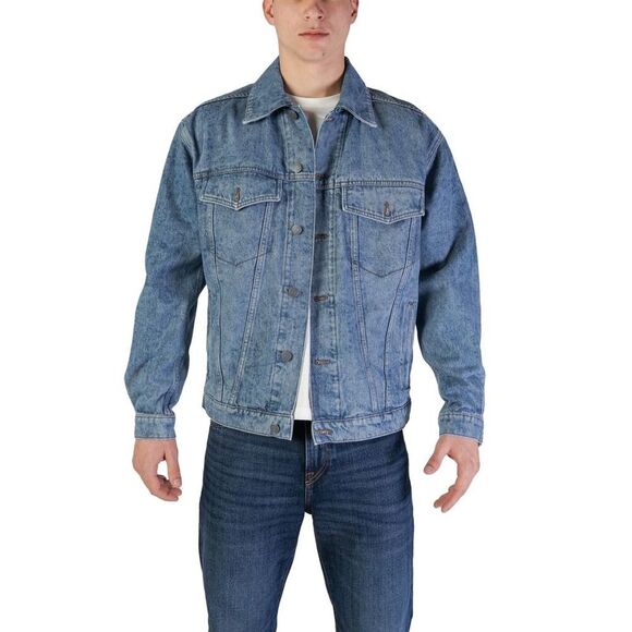 Hugo Boss Light Blue Cotton Denim Men's Jacket - Picture 1 of 4